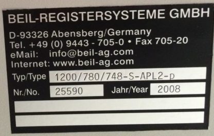 Beil 1200-780 Grossformat-Druckplattenstanze – Bild 5