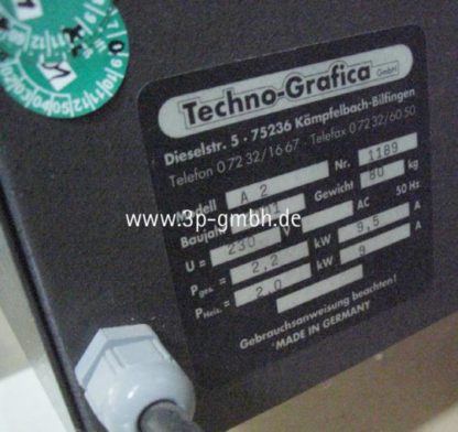 Technografica A 2 印刷版固化爐：圖片 2
