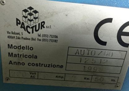 Máquina de retractilado angular totalmente automática Pactur Ladypack Auto 60 - Imagen 3