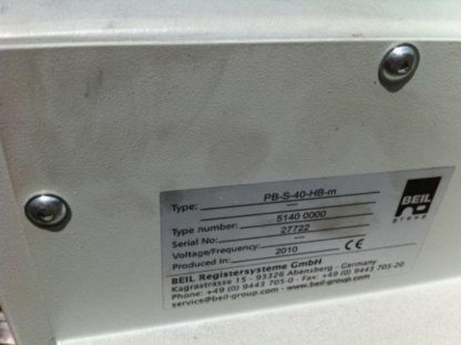 貝爾PB S 40 印版折彎機：圖片 2