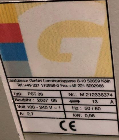 Штабелер друкарських форм Grafo Team Advant PST 36-L - Зображення 3