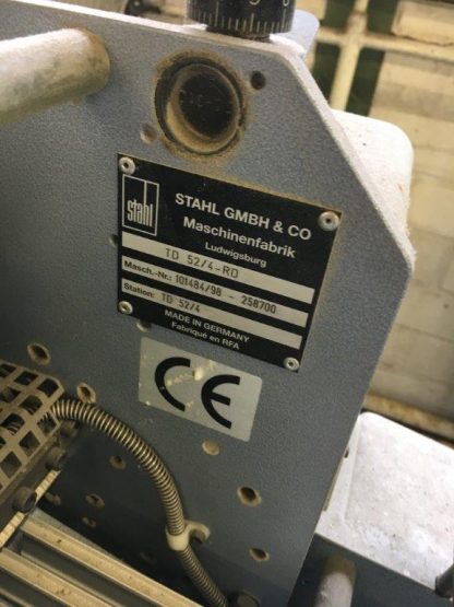Dobrador de chapa de quatro fivelas com alimentador de estaca redonda em aço TD 52-4-RD com entrega em fluxo - Image 3