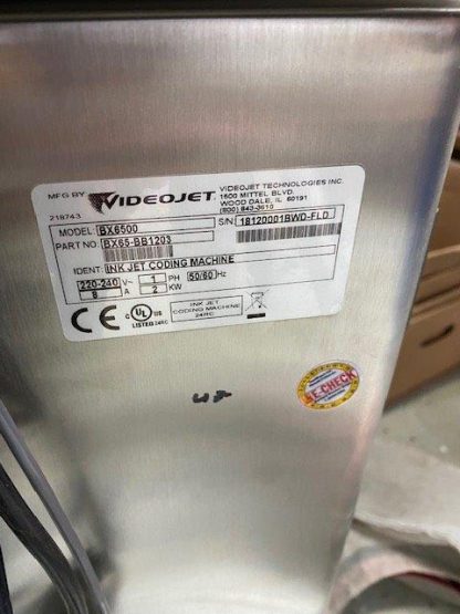 Solvent-based inkjet addressing Videojet BX 6500 - Image 5