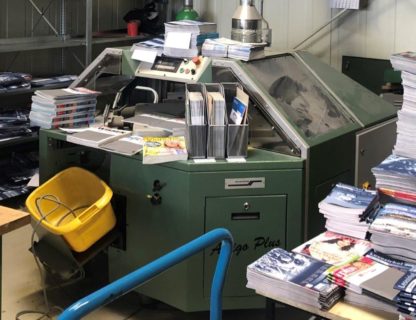 four clamps Perfect binder Muller Martini Amigo Plus 1580.0410