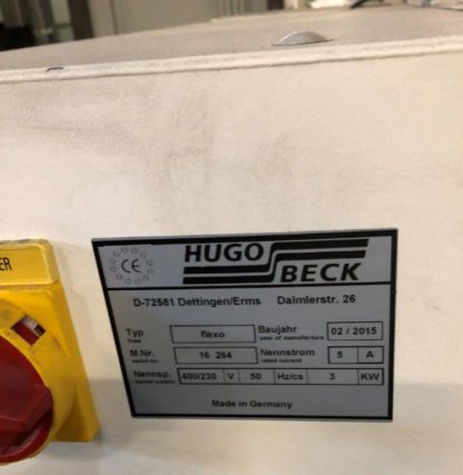 HUGO BECK Flexo 500 and SLB 5012/25 - Image 5