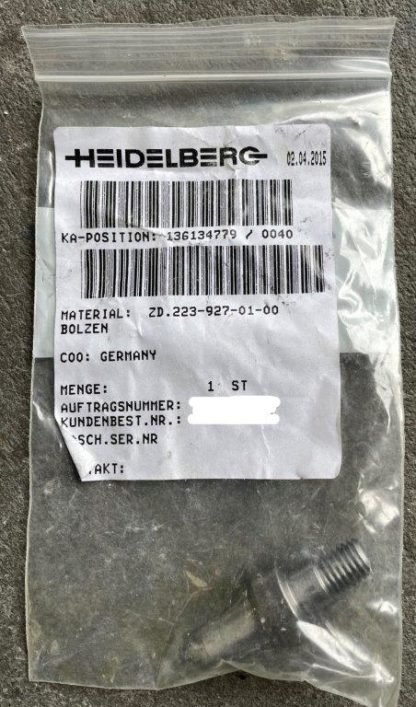 Heidelberg reservedel ZD. 223-927-01-00 Bolt
