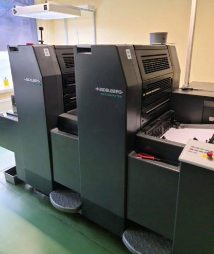 excellent straight two colour Heidelberg SM 52-2 built 1998