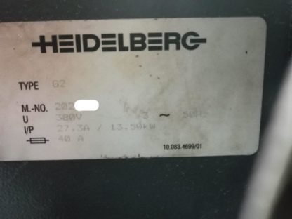 excellent straight two colour Heidelberg SM 52-2 built 1998 - Image 8