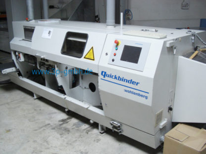 Perfect Binder Wohlenberg Quickbinder with PUR and Gazingunit