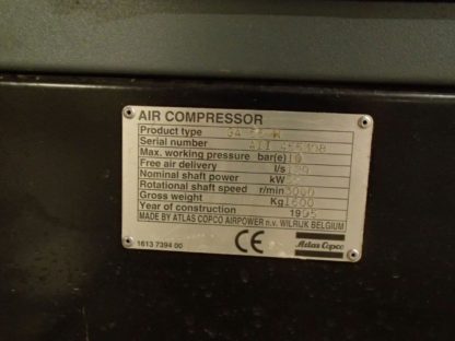 Frequency controlled screw compressor Atlas Copco GA 55 W - Image 2