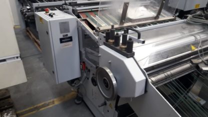 Vertical stack delivery with compression station Heidelberg Stahlfolder VSA 86 H