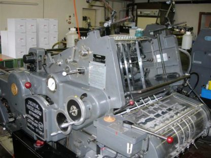 one color Heidelberg Kord 64  Grey Modell size 46x64