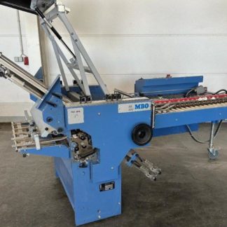 mobile 2t. Station Taschenfalzwerk MBO T 680-4 Navigator mit Messerwellenkassette und Überleittisch