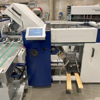 Mathias Bäuerle MB Prestige FOLDNet 52-4-FSA-AM 52 vollautomatische verstellbare Vier-Taschen-Falzmaschine