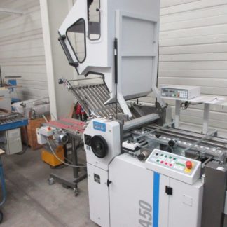 Vier-Taschenfalzautomat mit Flachstapelanleger