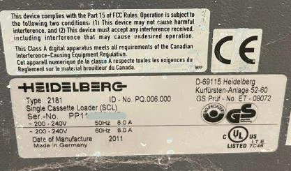 8up Thermal-CTP Heidelberg Suprasetter A 105 mit SCL und Prinect Metashooter V.13 - الصورة 8