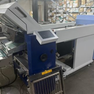 Flachstapelanlege, Rillmaschine, Ausrichtetisch, Viertaschenfalzwerk