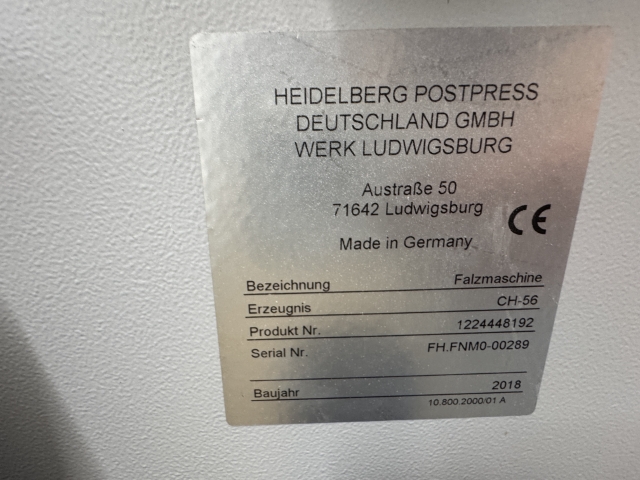 Heidelberg StahlFolder CH 56-6-BUH-FFH mit Schuppenpressauslage SPH 70 – Image 7