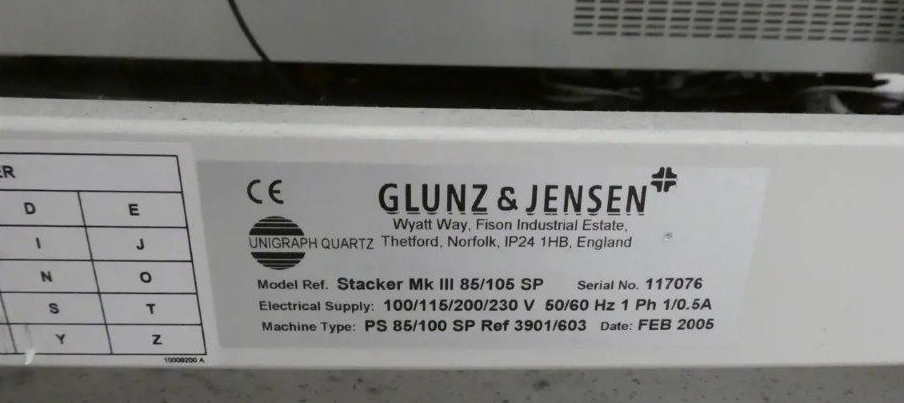 8up vollautomatisches thermal CtP System Kodak Magnus 800 mit MCU, UDR-C, Entwickler und Stapler Glunz & Jensen MK III – Bild 4