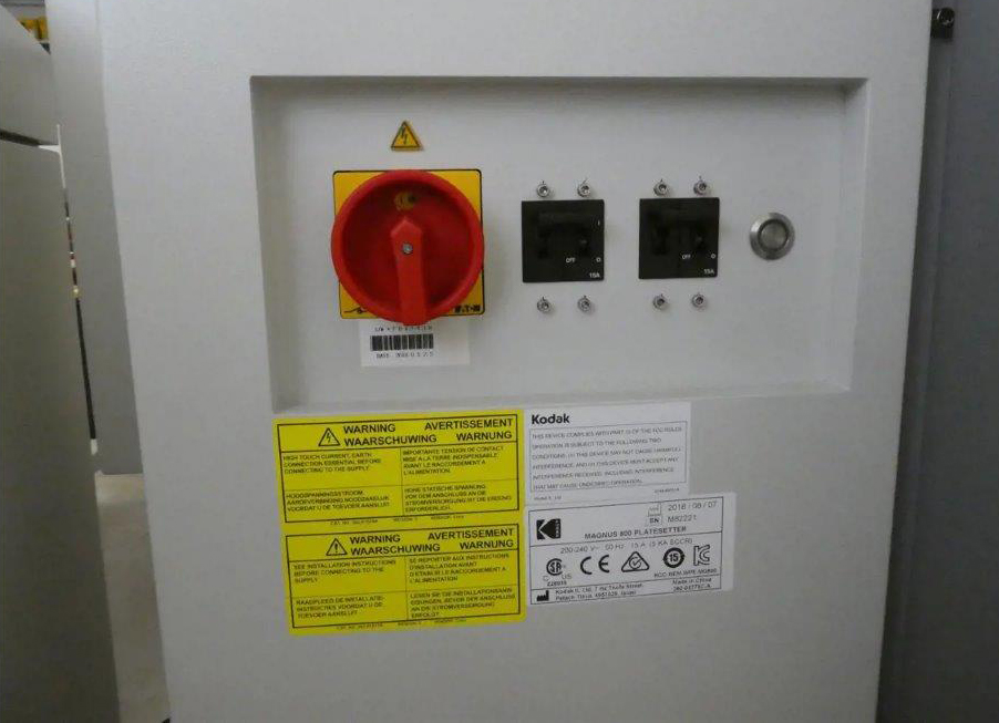 8up vollautomatisches thermal CtP System Kodak Magnus 800 mit MCU, UDR-C, Entwickler und Stapler Glunz & Jensen MK III – Bild 11