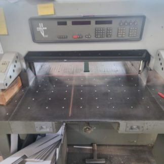 Polar Mohr 115 EMC Schneidemaschine mit linksseitigem Hängelifter