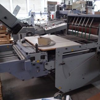 Heidelberg Stahlfolder Topline TD 78-6-PD 6 Taschenfalzmaschine mit Stehendbogen-Pressauslage SBP 86 D
