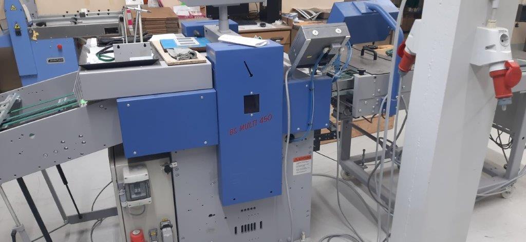 Bograma BSM 450 Multi Servo inline Hubstanzmaschine und Bograma SAB 550 Schuppenbandauslage – Bild 9