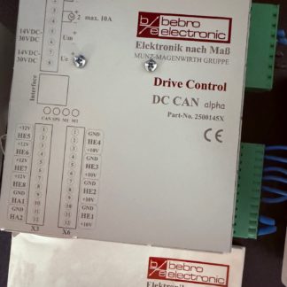 3 x Bebro Part-No. 2500145X Drive Control DC CAN Alpha