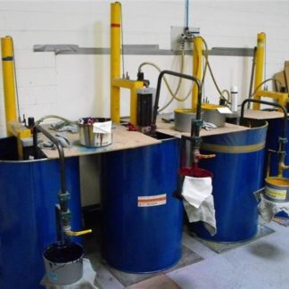 4 pneumatische Farbpumpen für 200kg Trommeln Betz P 63 F