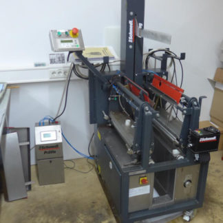 SCHMEDT PRÄLEG 18-30 Buchblockbeleim- und Einhängemaschine mit PräVis automatische Wasserzufuhr