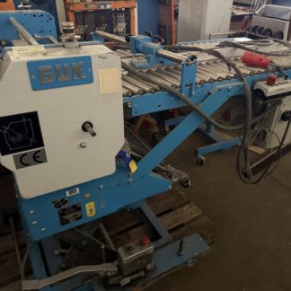mobiles, hydraulisch Höhenverstellbares drittes Taschenfalzwerk GUK FA 50-2 HT mit Eigensteuerung