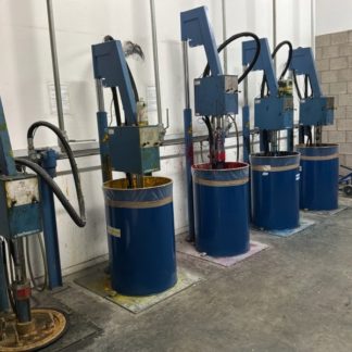 pneumatische Farbpumpe Technotrans TBP 300-36/12 für 200kg CMYK Fässer