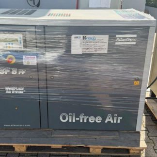 Scrollkompressor Atlas Copco SF 8 + FF - 8 bar inkl. Kältetrockner